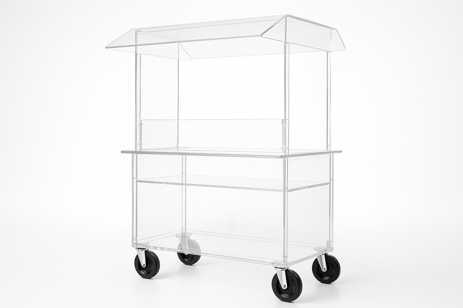 Acrylic Food Cart