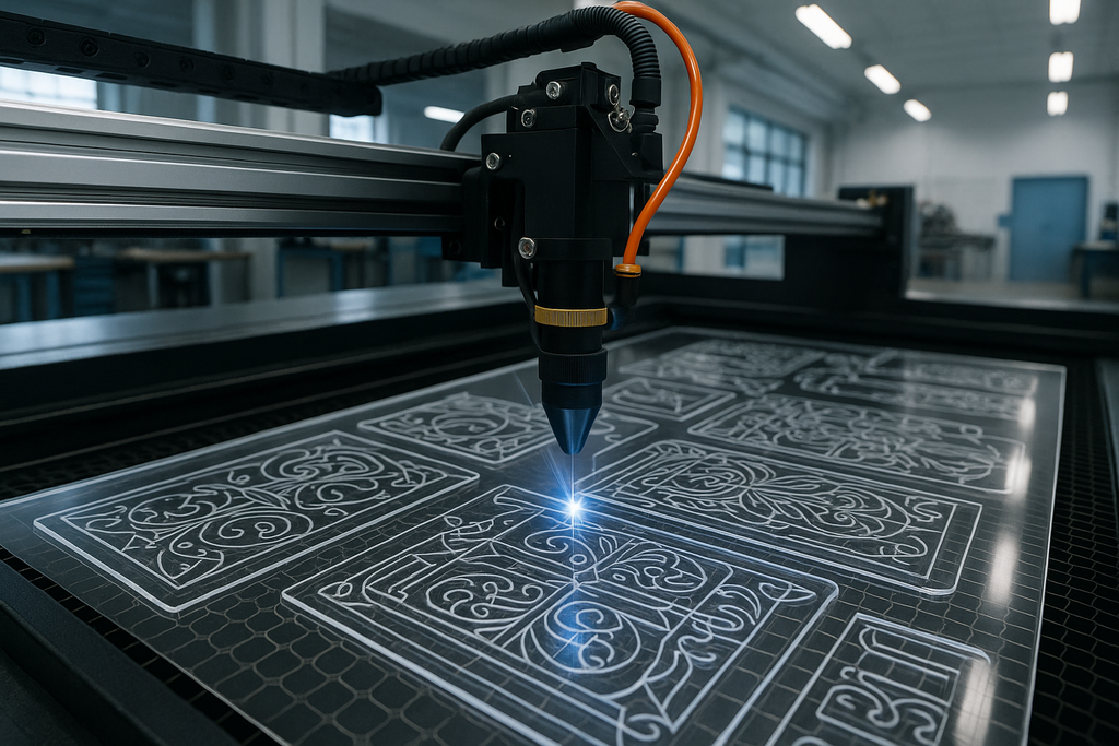 acrylic laser engraving
