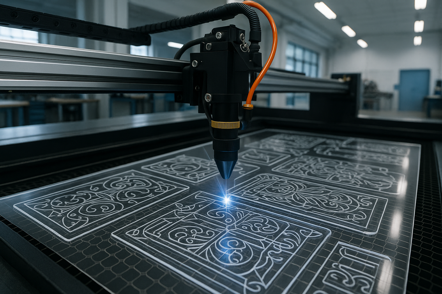 acrylic laser engraving