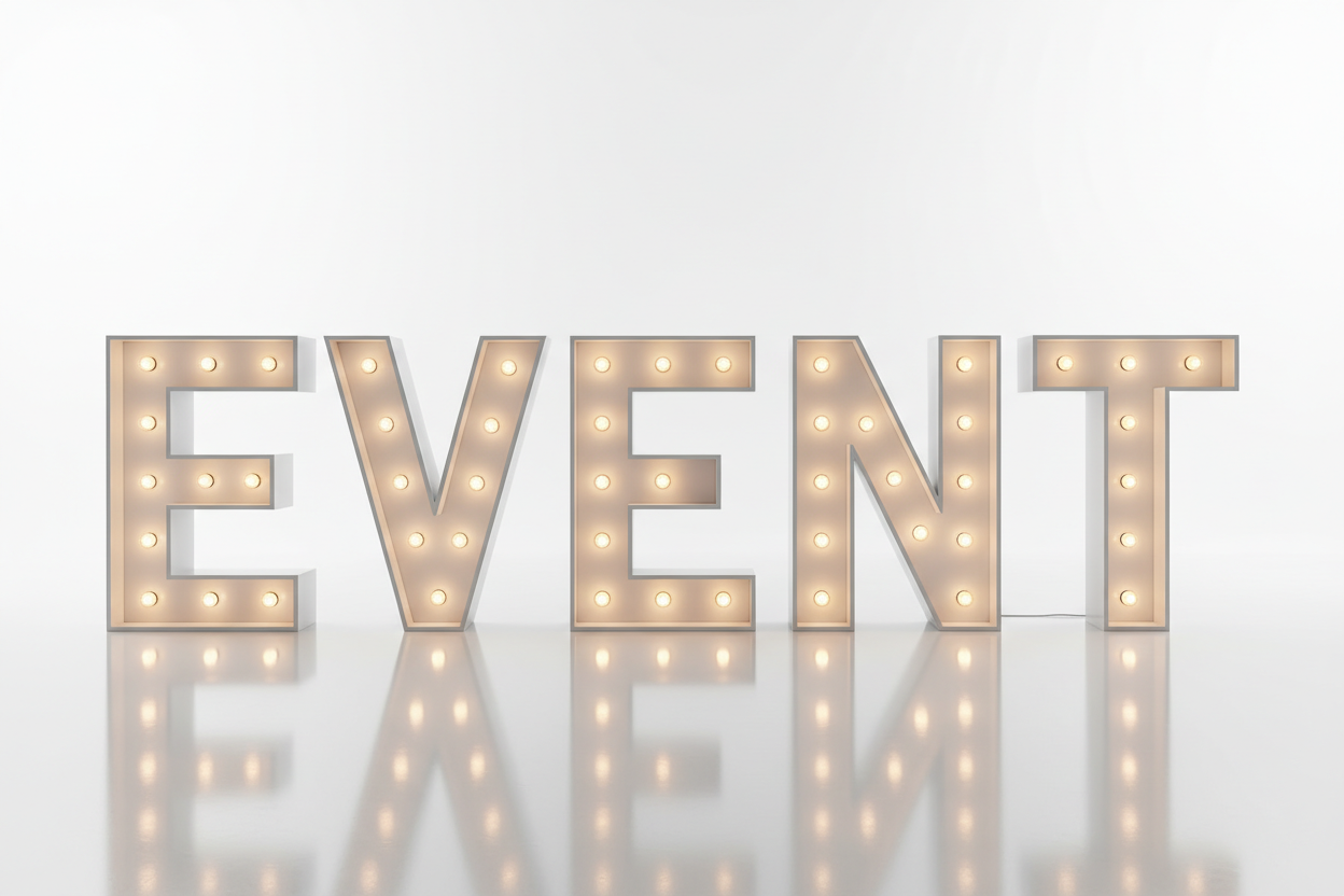 Flat and Open Front Letters